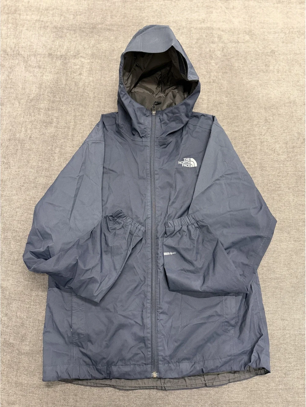 The North Face Men's Medium Hooded Windbreaker Jacket Navy Blue
